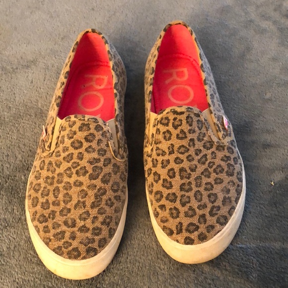 roxy leopard sneakers